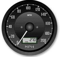 Smiths Speedometer OEM GT40
